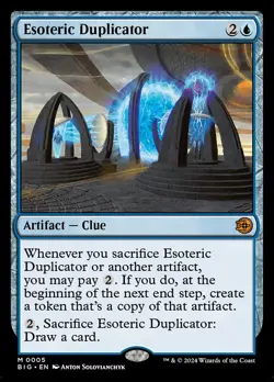 MTG Esoteric Duplicator The Big Score 5 Foil Mythic - Image 1