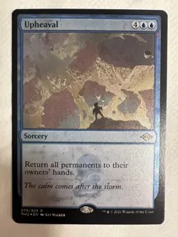 Upheaval (Foil Etched) Modern Horizons 2 Foil MTG NM - Image 1