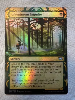 Adventurous Impulse FOIL, Strixhaven, MTG, NM/M - Image 1