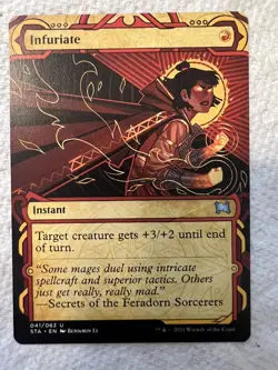 Infuriate Borderless MTG Strixhaven Mystical Archives Magic the Gathering - Image 1