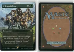 A Realm Reborn (Borderless) (Chocobo Track Foil) - Final Fantasy Magic MTG - Image 1