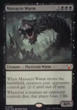 Massacre Wurm - Commander: March of the Machine: #256, MTG Nm R212 - Image 1