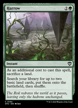 1x Harrow NM Eng MTG - Commander Outlaws of Thunder Junction - Image 1