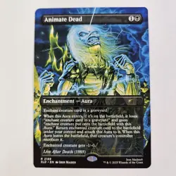 Animate Dead Secret Lair X Iron Maiden: Album Art MTG SLD 2189 - Image 1