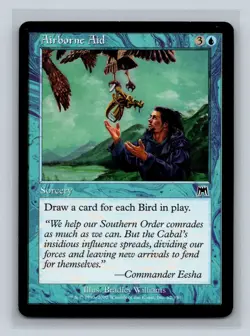 Magic The Gathering Onslaught #62 Airborne Aid - Image 1