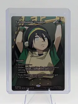 MTG Avatar The Last Airbender Earth Rumble Triumph #0044 Borderless Non-Foil - Image 1