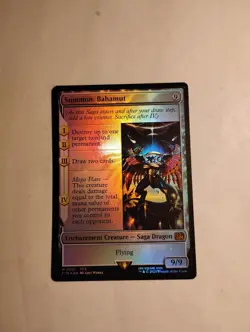 Final Fantasy Magic: The Gathering Bahamut Foil - Image 1