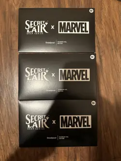 MTG Secret Lair x Marvel Deadpool RAINBOW FOIL Standard Edition IN HAND - Image 1