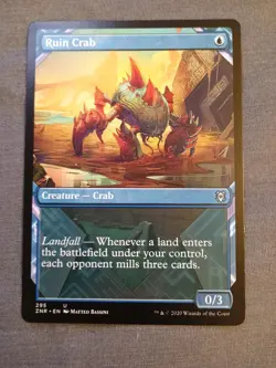 Ruin Crab (Showcase) Zendikar Rising Regular NM #295 - Image 1