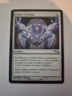 1x Power Conduit Mirrodin MP Magic MTG x1 - Image 1