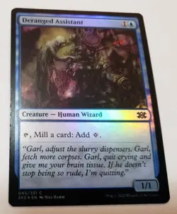 MTG Deranged Assistant 045 2X2 Double Masters 2022 Foil Common NM x1 - Image 1