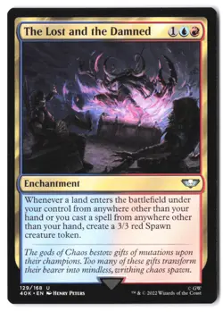 The Lost and the Damned 129 MTG 40K NM - Image 1