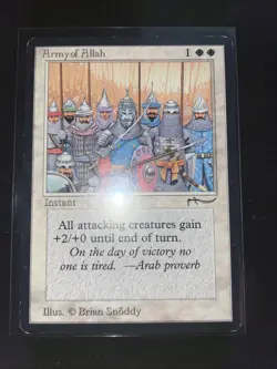 Army of Allah (Arabian Nights) Uncommon LP Magic the Gathering - Image 1
