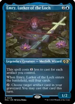 MTG Emry, Lurker of the Loch - Foil Etched, NM-Mint, English March of the Machin - Image 1