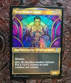 MTG | Aron, Benalia's Ruin (333) (Textured Foil) Showcase | Dominaria United |NM - Image 1