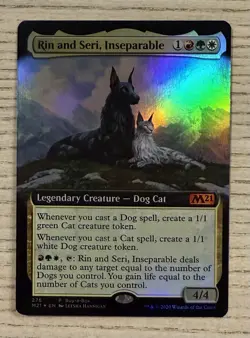 Rin and Seri, Inseparable Buy-A-Box Promos Foil MTG Magic 278 P - Image 1