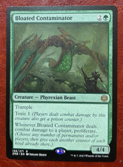 1x NM Bloated Contaminator - 159/271 R ONE - MTG Magic Never Played x1 - Image 1