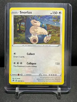 Snorlax 141/192 Cosmos Holo Rare Promo Pokemon 2020 Rebel Clash NM - Image 1