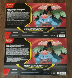 Lot of 2 - Pokemon Mega Venusaur ex Premium Collection Boxes - Brand New Sealed - Image 2