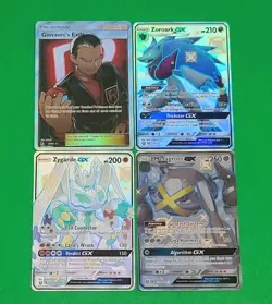 Mint Pokemon Hidden Fates Shiny Vault GX Lot 4 Zygarde, Metagross, Zoroark, Giov - Image 1