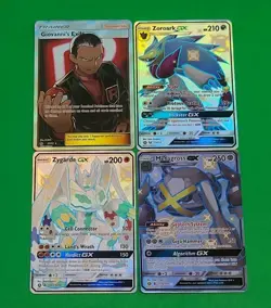 Mint Pokemon Hidden Fates Shiny Vault GX Lot 4 Zygarde, Metagross, Zoroark, Giov - Image 5