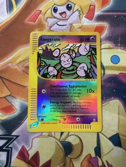 Pokemon Exeggcute #77/147 Reverse Holo Common - 2002 Aquapolis - NM - Image 1