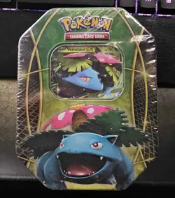 Pokemon TCG Venusaur EX Tin (2016) - Factory Sealed - XY - Fast Shipping - Image 1
