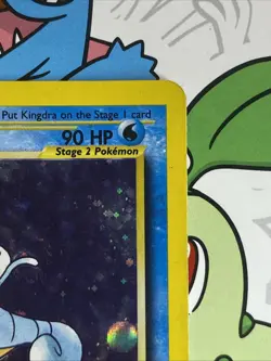 2000 Pokemon Neo Genesis KINGDRA HOLO (SWIRL) 8/111 RARE LP! - Image 4