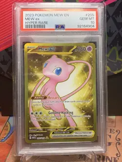 2023 POKEMON SV 151 - MEW EN #205/165 EX HYPER RARE PSA 10 - Image 1