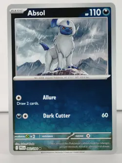 Absol - POKEMON - Phantasmal Flames - 063/094 - Reverse Holo - NM - Image 1