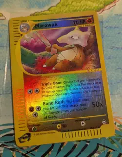 Vintage! - Marowak - Pokemon TCG Aquapolis 54/147 - Reverse Holo Uncommon - LP+ - Image 3