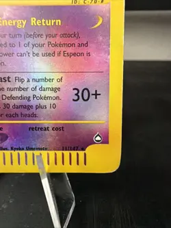 Pokemon TCG Espeon 11/147 Reverse Holo Rare! HP Condition! See Description - Image 5