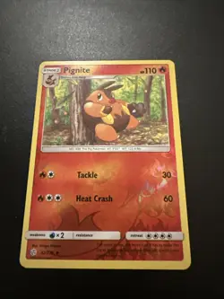 Pignite 32/236 Reverse Holo Pokemon Cosmic Eclipse Near Mint/Mint - Image 1