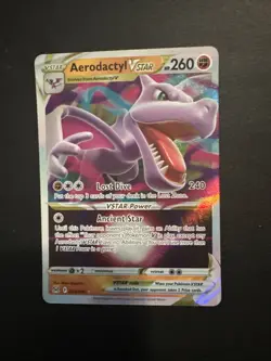 Aerodactyl VSTAR 093/196 Swsh11: Lost Origin Holo Pokemon NM - Image 1