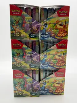 Lot of (6) Pokemon TCG Prismatic Evolutions Mini Tin Displays SEALED #2 - Image 4