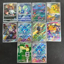 2023 Pokemon Japanese Art Rare Holo 200/184 CHR Dedenne 109/108 AR Gloom Lot*10 - Image 1