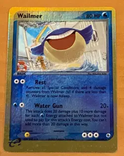 Pokemon TCG Wailmer EX Ruby and Sapphire 48/109 Regular Uncommon - Image 1