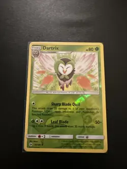 Dartrix 10/149 Rev Reverse Holo Sun & Moon Base SM Pokemon NM - Image 1