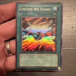 Yugioh United We Stand LON-049 Ultra Rare 1st Edition NA English Vintage - Image 1
