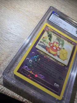 CGC 9 MINT Slowking 2001 Southern Islands 14/18 Reverse Holo Pokemon Card Swirl - Image 2