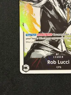 One Piece Card Game Rob Lucci Alternate Art Eng OP03-076 HP - Image 5