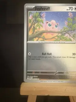 JIGGLYPUFF 076/094 Phantasmal Flames NM Reverse Holo Common Pokemon TCG Card - Image 2