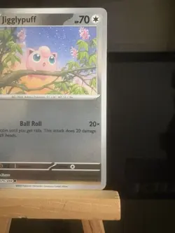 JIGGLYPUFF 076/094 Phantasmal Flames NM Reverse Holo Common Pokemon TCG Card - Image 3