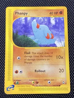Phanpy Aquapolis 100/147 Non Holo Pokemon Card - Image 1