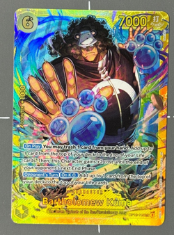 One Piece Card Game OP05 Bartholomew Kuma SR Super Rare Alternate Art 117 C - Image 1