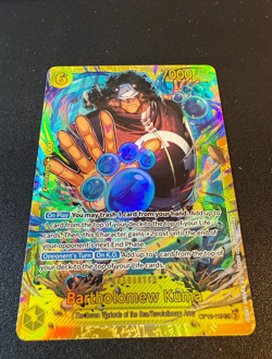 One Piece Card Game OP05 Bartholomew Kuma SR Super Rare Alternate Art 117 C - Image 3