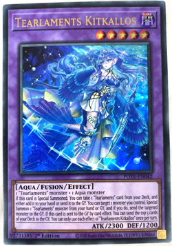 Tearlaments Kitkallos - POTE-EN042 Ultra Rare 1st Edition Yu-Gi-Oh TCG Card NM - Image 1