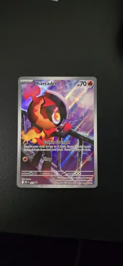 Charcadet Black Star Promo Phantasmal Flames Pokemon Card - Image 1
