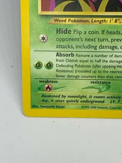 Oddish - 68/111 - Neo Genesis - Pokemon Card - Common - Non Holo - 7? - Image 3