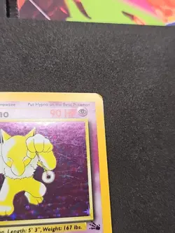 Pokemon TCG Hypno Fossil Holo Card 8/62 Unlimited Rare - Image 3